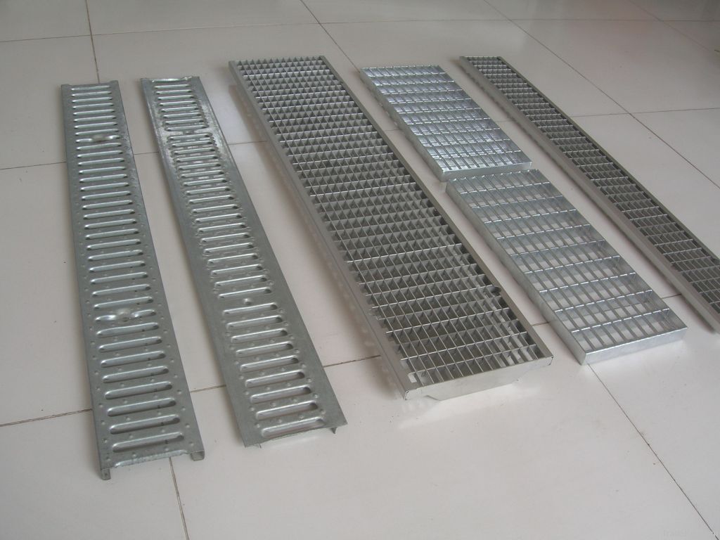 linear drainage products / hot galvanized grating U-type polymer drain