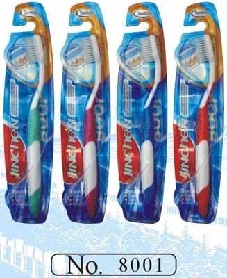 toothbrush with soft and medium bristles 8009