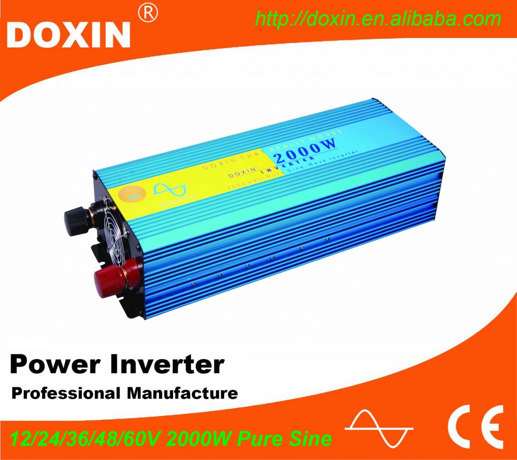 2000W Pure Sine Wave Solar Power Inverter frequency inverter dc/ac transformer