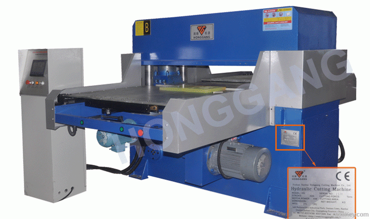 four column hydraulic cutting machine