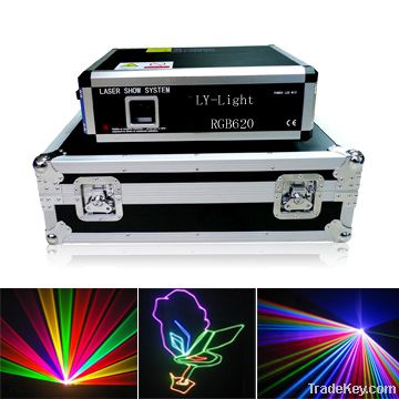 2W-5W Red and blue green SD+Analog RGB full color outdoor laser light