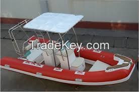 5.2m Used rigid inflatable boats, Used Rescue Boat