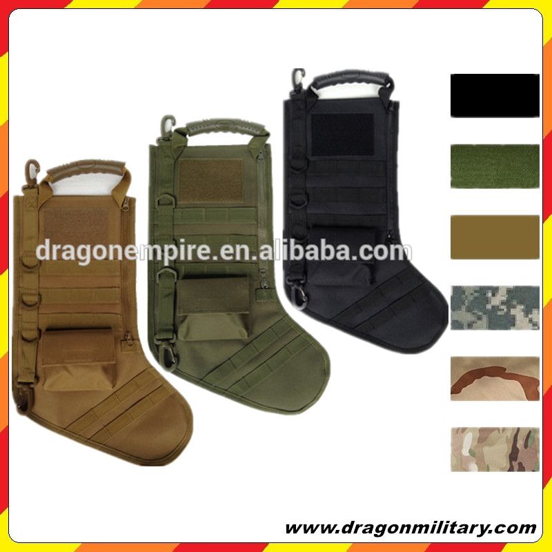 Hot sale new Tactical Christmas Stocking with molle