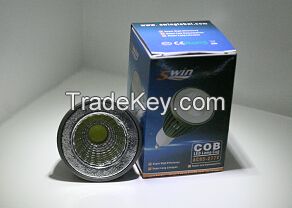Dimmable GU10 185~277V Led Spot Light 5W High Power CE Rohs Cob 090-3079-DSL05 W/Y
