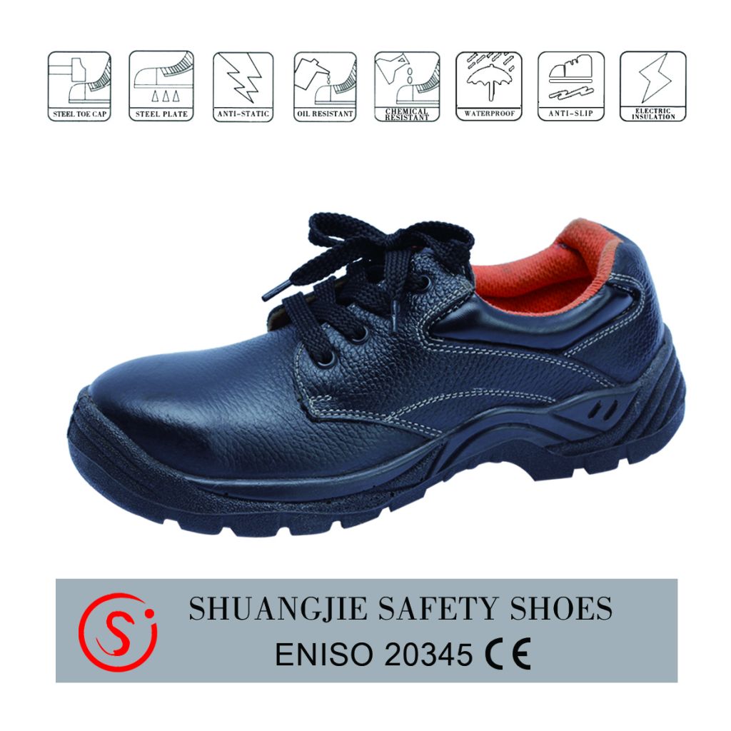 Hot Selling Low Cut S1P  Leather steel toe Safety Shoes for workers