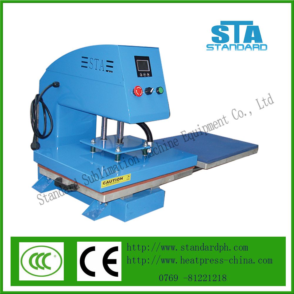 Pneumatic sublimation transfer heat press machine