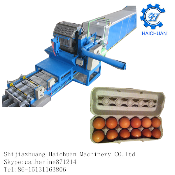 5000pcs/hour paper pulp egg tray machine