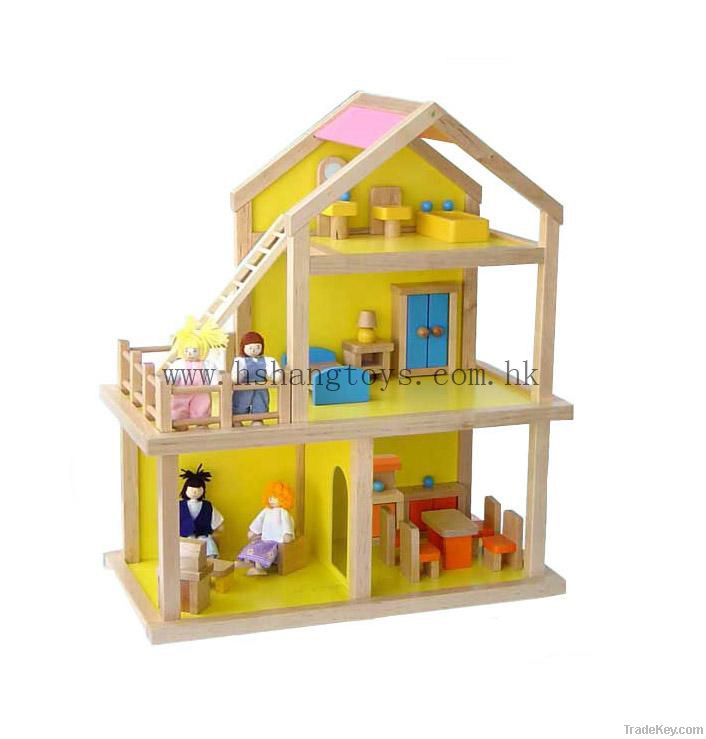 Wooden doll house