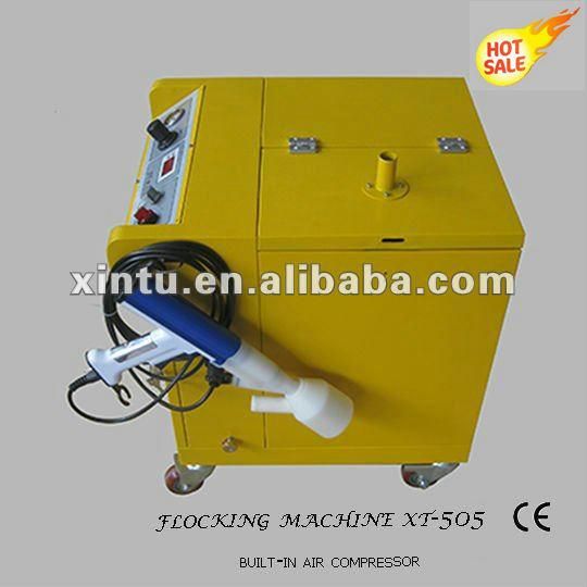 Manual electrostatic flock coating machine