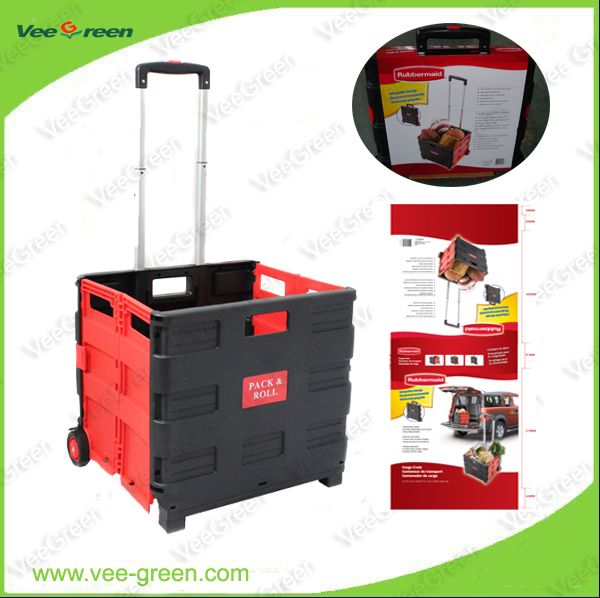 Wholesale Cheap Popular Pack&Roll Shopping Trolley for Home Use