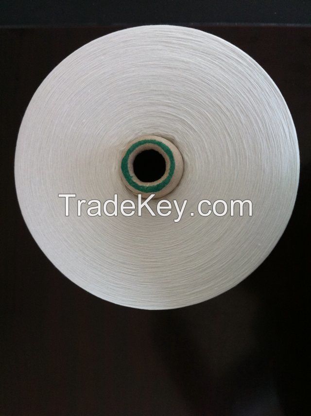 pure polyester ring spun yarn for India market