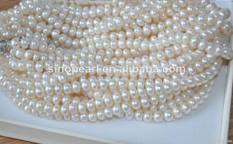 Freshwater Pearl necklace, Charming and magnetic