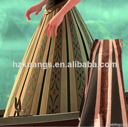 Frozen Movie Queen anna  cotton fabric for skirt