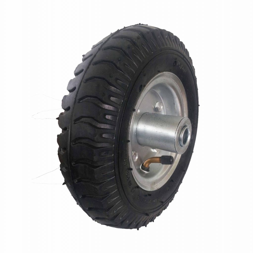 2.50-4 pneumatic tire rubber wheel for hand truck, wheelbarrow, garden cart, trolley