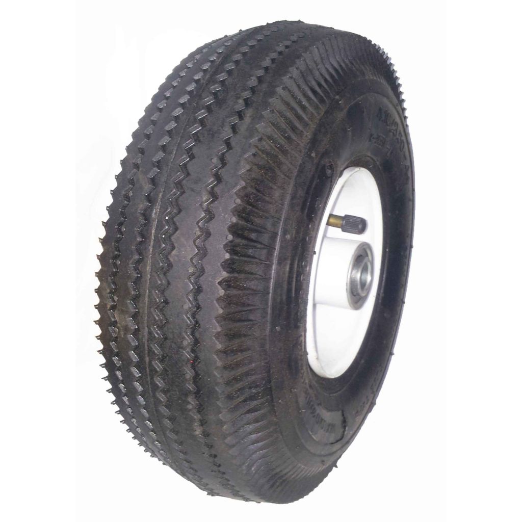 3.50-4 pneumatic tire rubber wheel for hand truck, wheelbarrow, garden cart, trolley