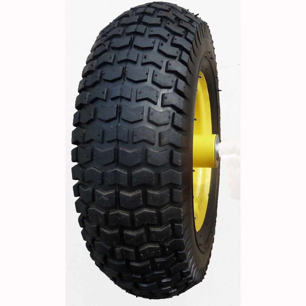 5.00-6 pneumatic tire rubber wheel for hand truck, wheelbarrow, garden cart, trolley