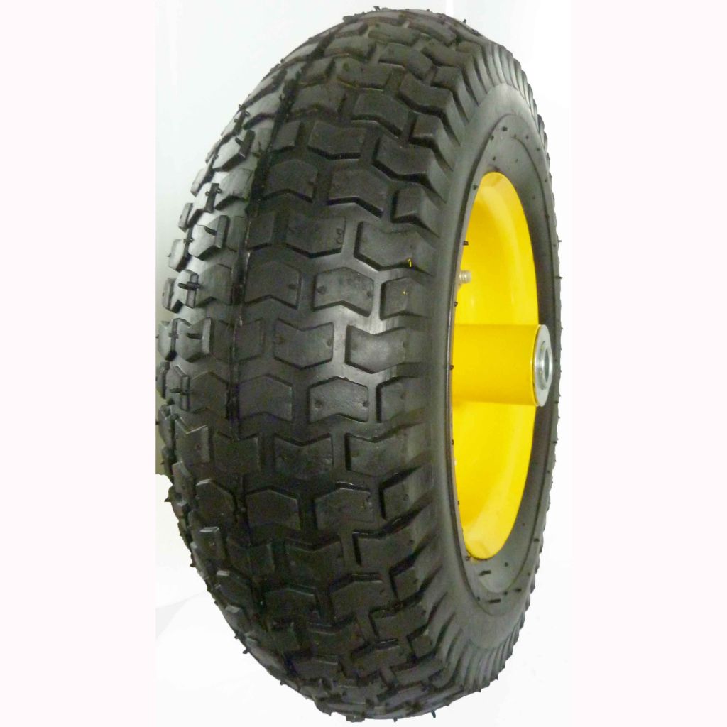 5.00-6 pneumatic tire rubber wheel for hand truck, wheelbarrow, garden cart, trolley