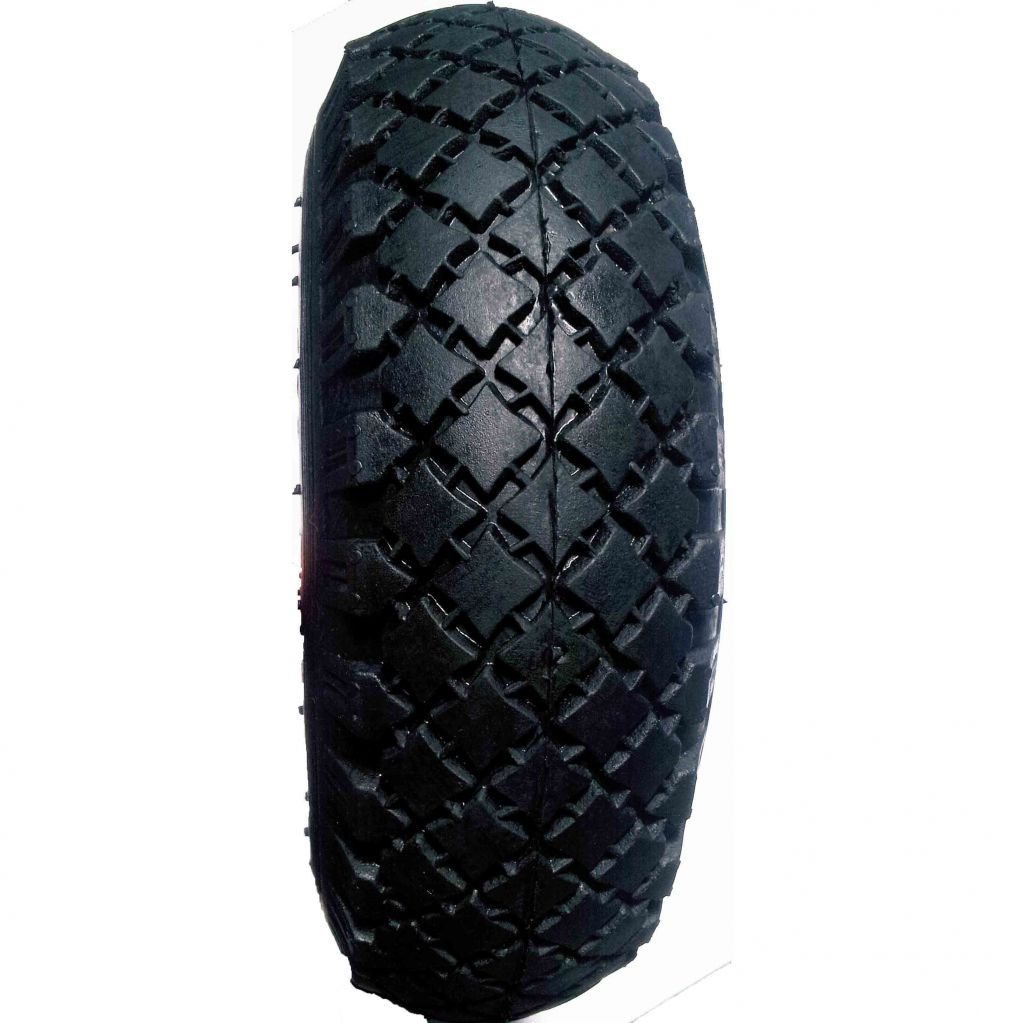 3.00-4 pneumatic tire rubber wheel for hand truck, wheelbarrow, garden cart, trolley