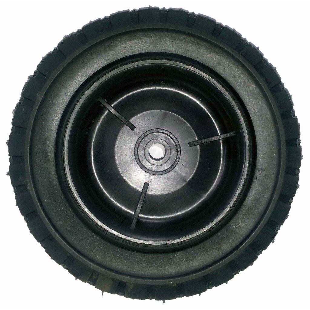 8.00-1.75 FLAT FREE solid tire rubber wheel for hand truck, wheelbarrow, garden cart, trolley