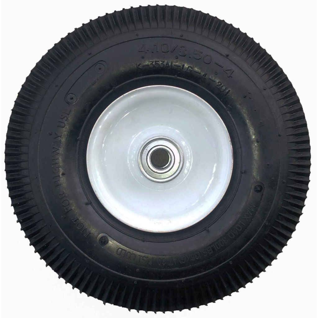 3.50-4 pneumatic tire rubber wheel for hand truck, wheelbarrow, garden cart, trolley