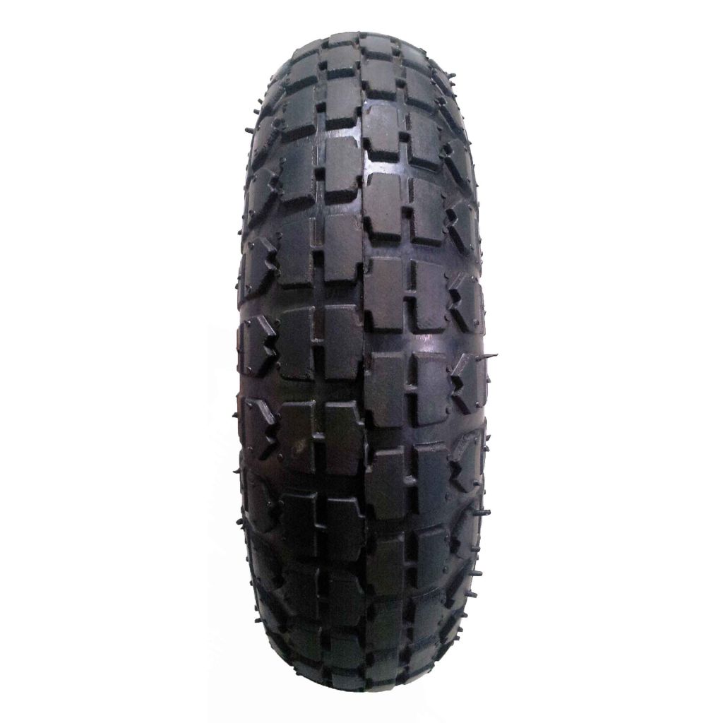 3.50-4 pneumatic tire rubber wheel for hand truck, wheelbarrow, garden cart, trolley