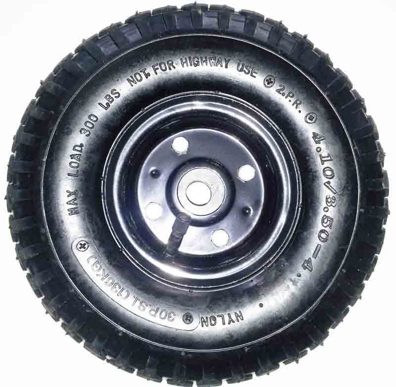 3.50-4 pneumatic tire rubber wheel for hand truck, wheelbarrow, garden cart, trolley