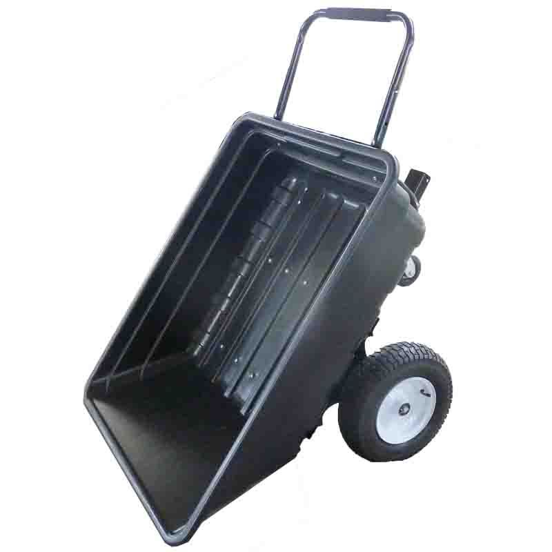 HEAVY DUTY GardenTrailer tilting cart with high loading capacity