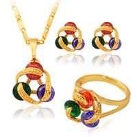 New Luxury Zircon Jewelry Set
