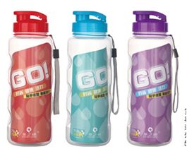 Plastic Sport Water Bottle, PP material, BPA-Free