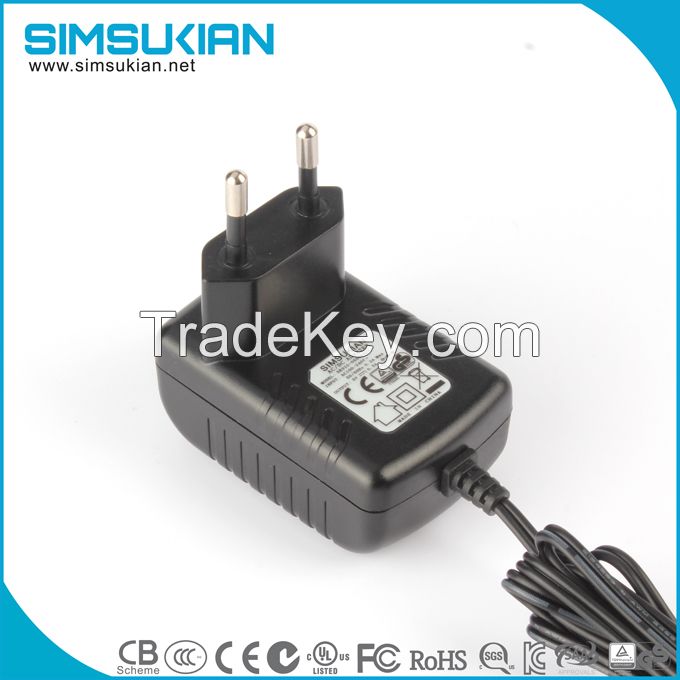 12v1a power adapter with CE listed