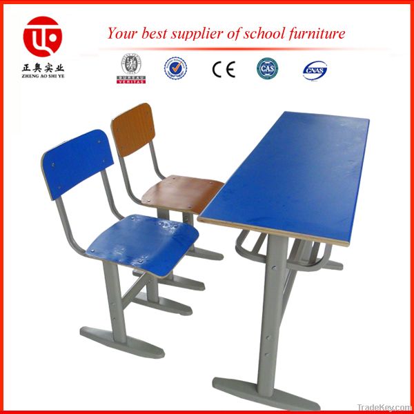 used wooden school desk and chair, student table and chair