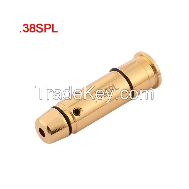 38SPL Bore Sight Laser Bullet Red Dot Trainer Sighter for Dry Fire Training Shooting Simulation Laser Bullet