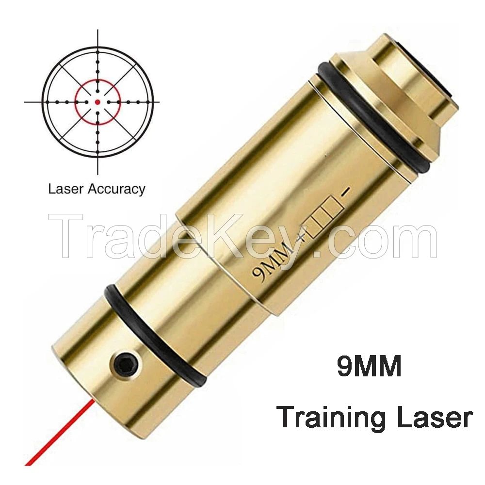 9mm Bore Sight Laser Bullet Red Dot Trainer Sighter For Dry Fire Training Shooting Simulation Laser Bullet