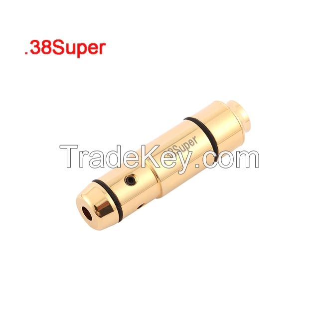 38SUPER Bore Sight Laser Bullet Red Dot Trainer Sighter for Dry Fire Training Shooting Simulation Laser Bullet