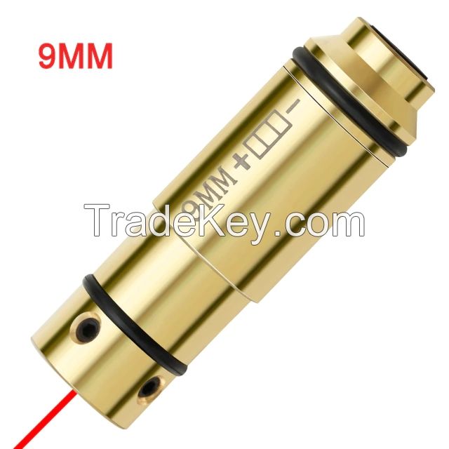 9mm Bore Sight Laser Bullet Red Dot Trainer Sighter For Dry Fire Training Shooting Simulation Laser Bullet