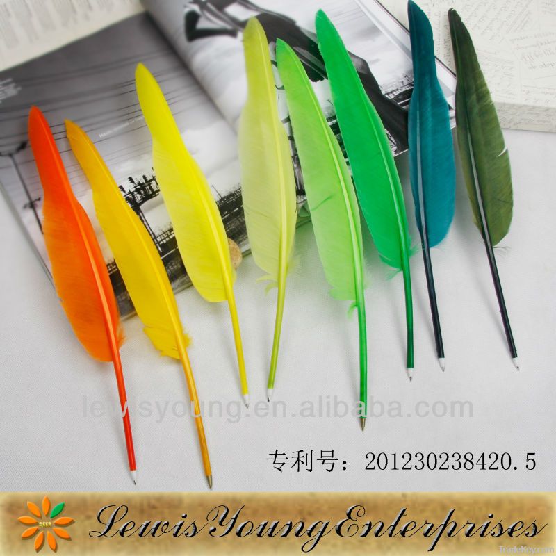 goose feather quill pen natural feather ballpoint pen feather gift pen