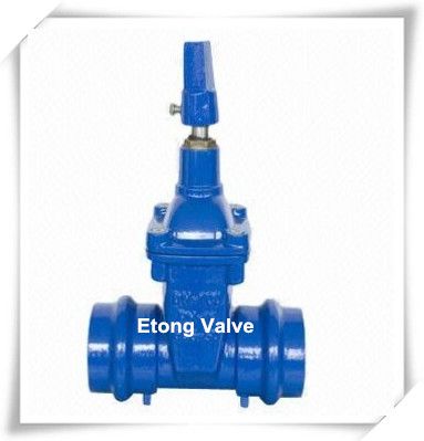 Socket end Gate Valve PVC pipe line