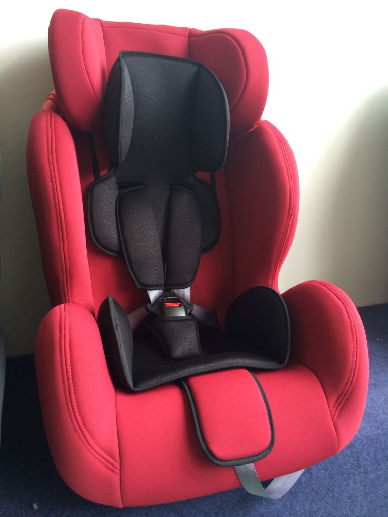 Baby car seat pp injection 1+2+3 red+black no piping
