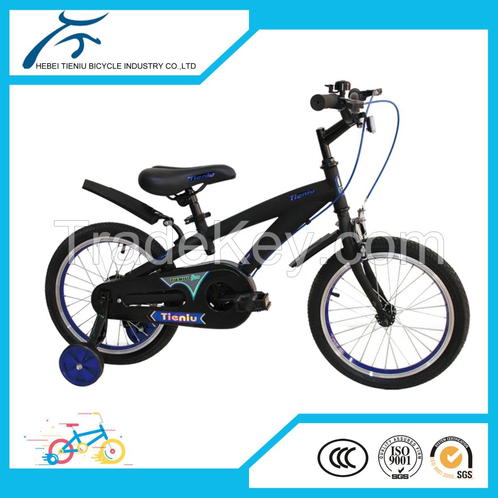 black mini BMX for kids kids bicycle for boys and girls with alloy rims