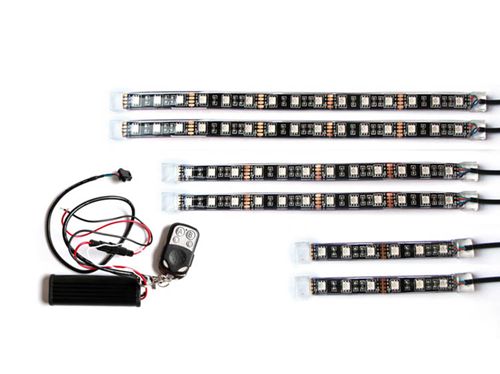 RGB Motorcycle LED Accent Strip Kit 