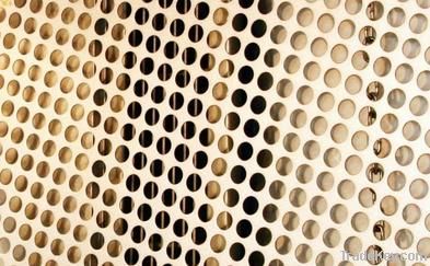 Aluminum perforated formed grille