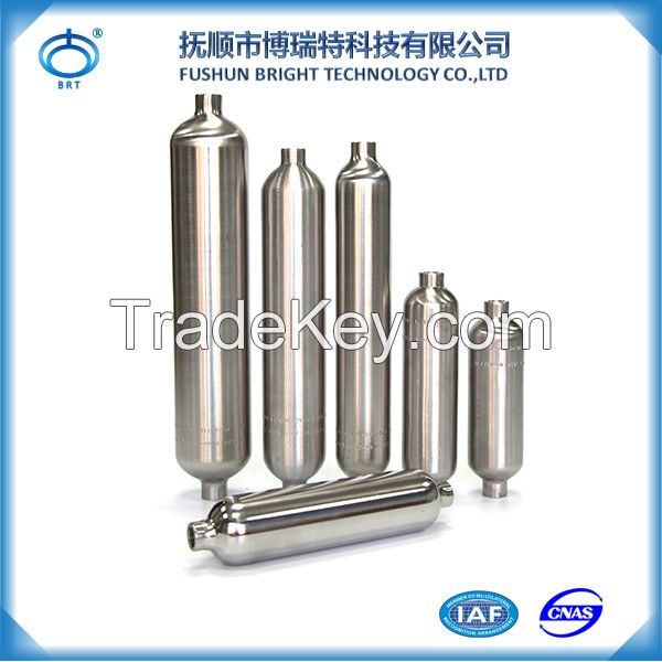 2000cc High Pressure Dot Sampling Cylinders 3000psig Gas Sample Cylinder