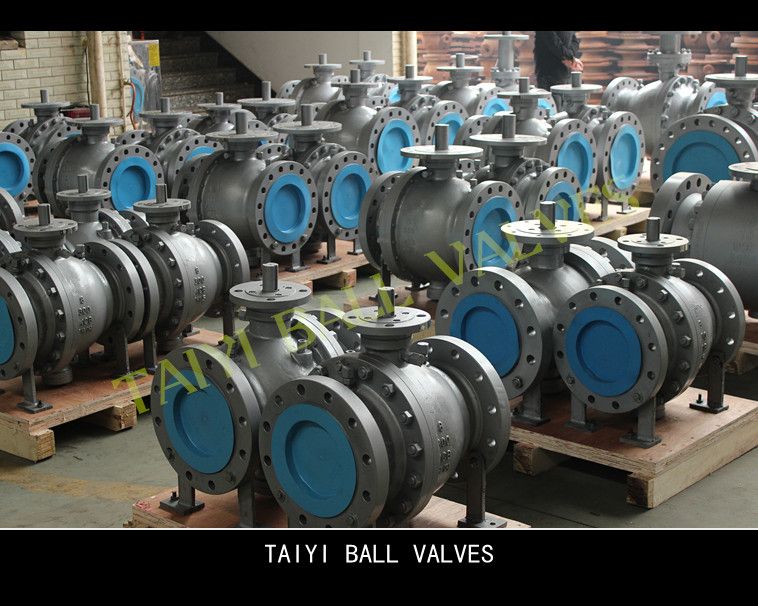 Cast Steel Trunnion Mounted Ball Valve