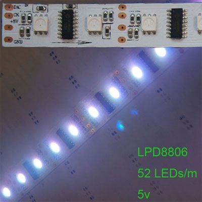 5v 52 LED/m LPD8806 LED stripe
