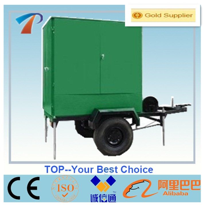Mobile type Insulating Oil Purifying Machine, move conveniently, fast degassing,dewaterring and impurities removal process, recover oil property