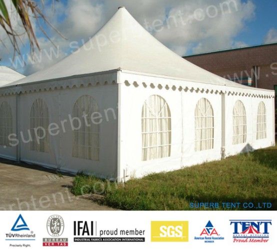 2014 glass wall pagoda roof tent