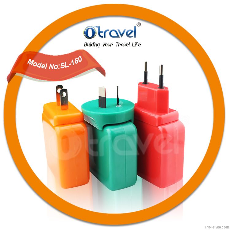 new products Universal travel adapter with usb charger