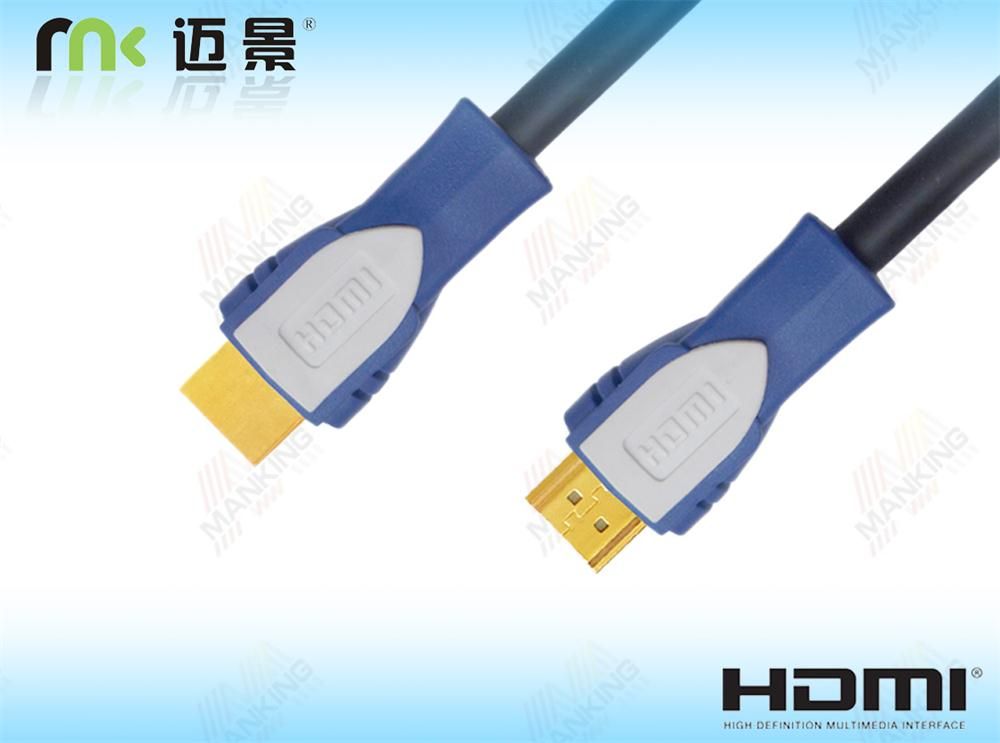 High quality hdmi cable With 24K gold-plated connectors