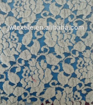  flower brush lace spandex cotton fabric