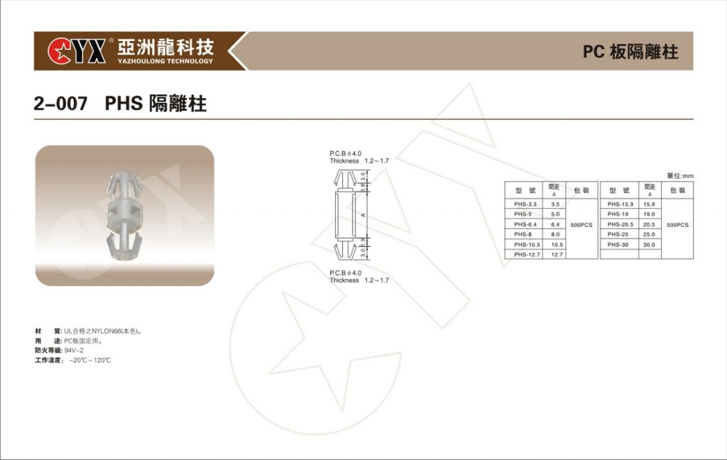 PCB spacer support